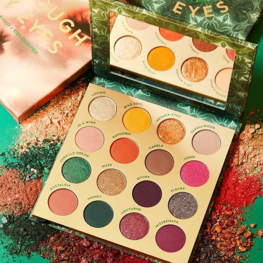 Colourpop through my eyes eyeshadow palette